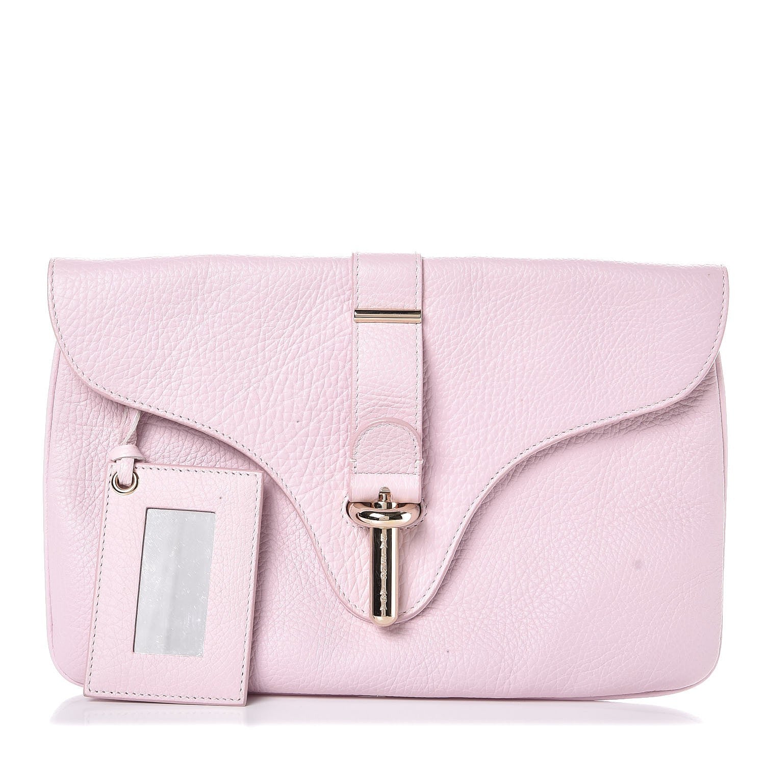 Balenciaga Grained Calfskin Tube Pochette Rose Poudre 1 of 8