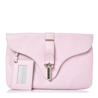 Balenciaga Grained Calfskin Tube Pochette Rose Poudre 1 of 8