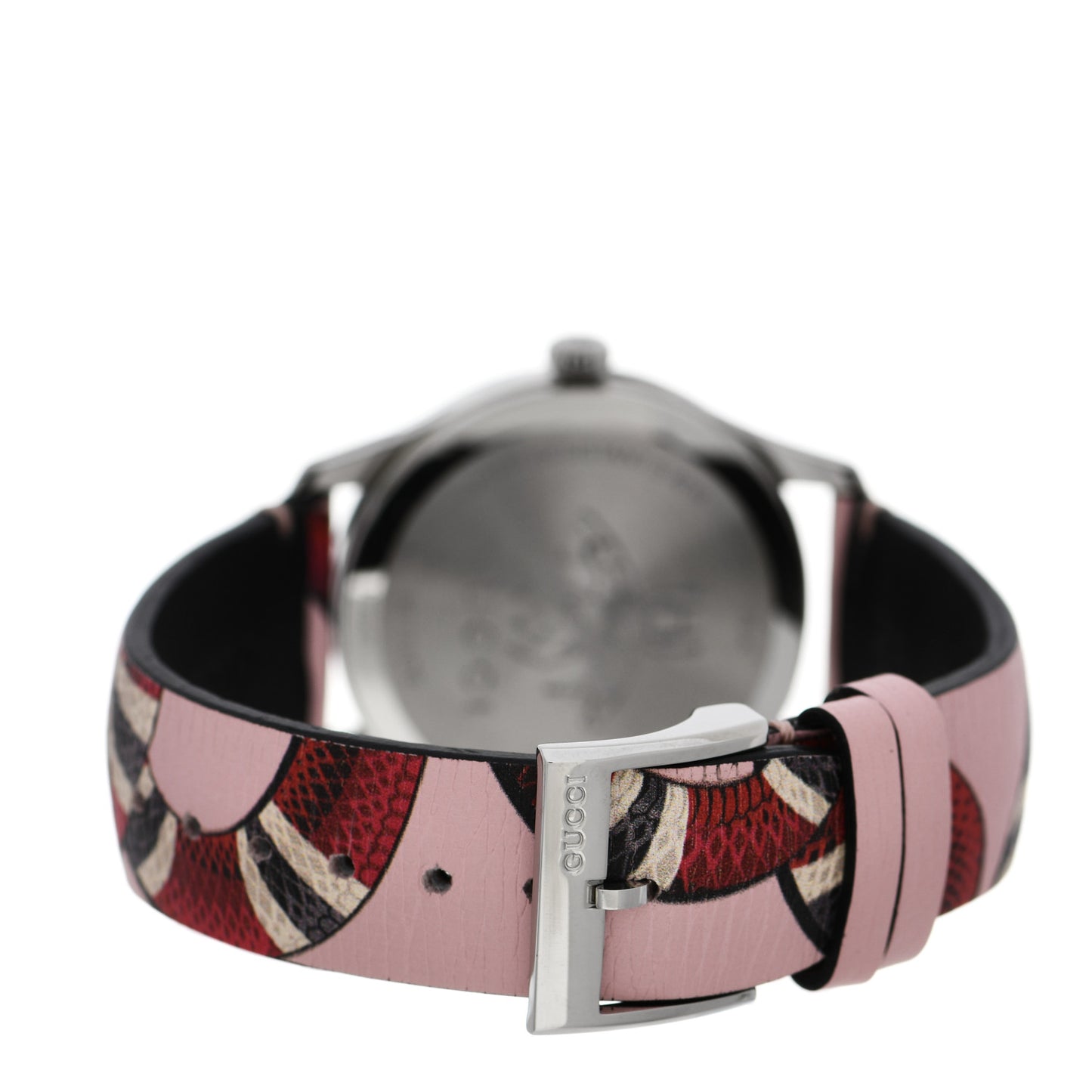 Stainless Steel Calfskin 38mm Le Marche Des Merveilles Snake Quartz Watch Pink