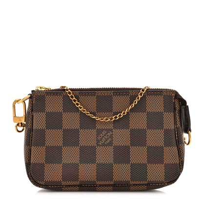 Louis Vuitton Damier Ebene Mini Pochette Accessories 1 of 10