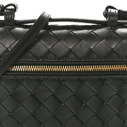 Bottega Veneta Calfskin Intrecciato Bang Bang Vanity Case Black 7 of 9