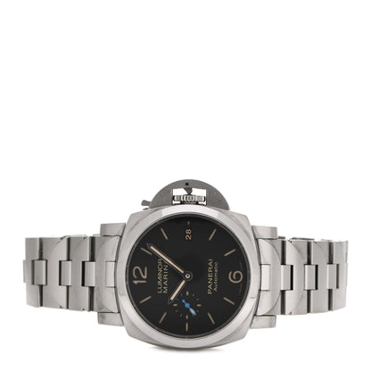 Panerai Stainless Steel 42mm Luminor Marina Automatic Watch Black PAM00722 2 of 5