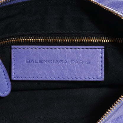 Balenciaga Agneau Giant 12 Rose Gold Hardware Handle Clutch Mauve 6 of 9