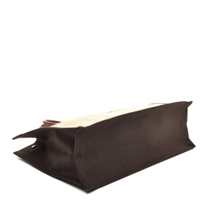Saint Laurent Linen Calfskin Rive Gauche Tote Natural 4 of 8