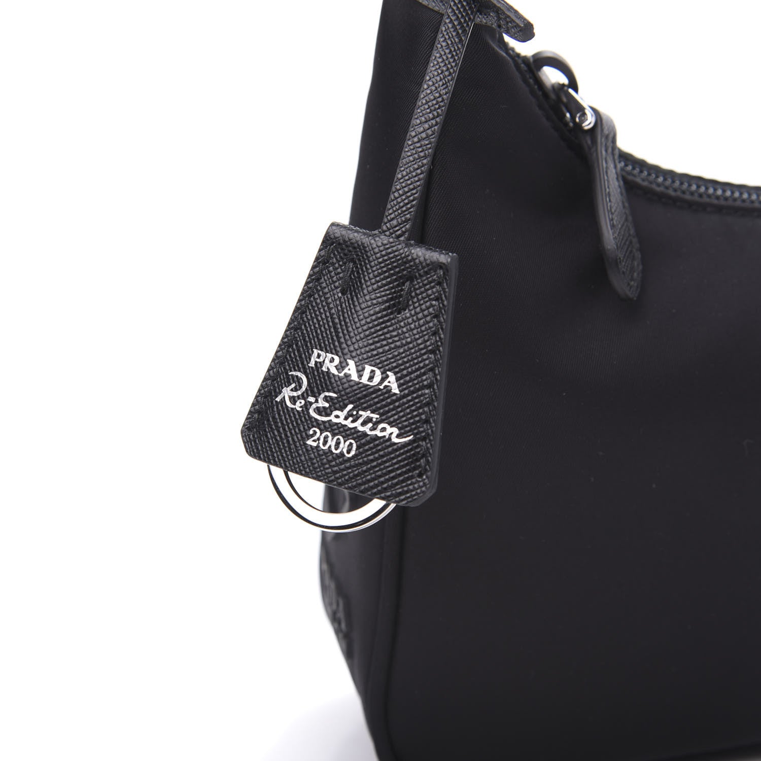 Prada Tessuto Nylon Mini Re-Edition 2000 Bag Black 12 of 12