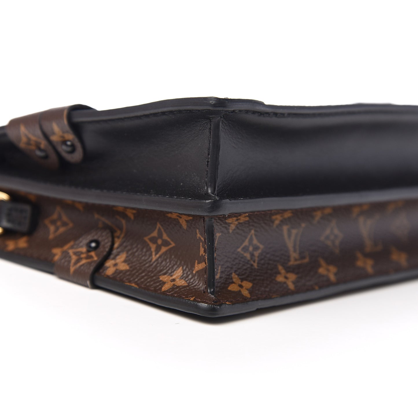 Reverse Monogram Trunk Clutch