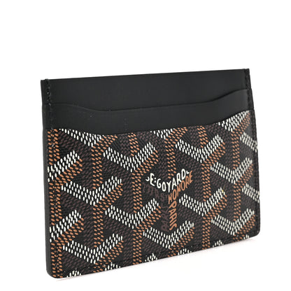 Goyard Goyardine Saint Sulpice Card Holder Black 3 of 6