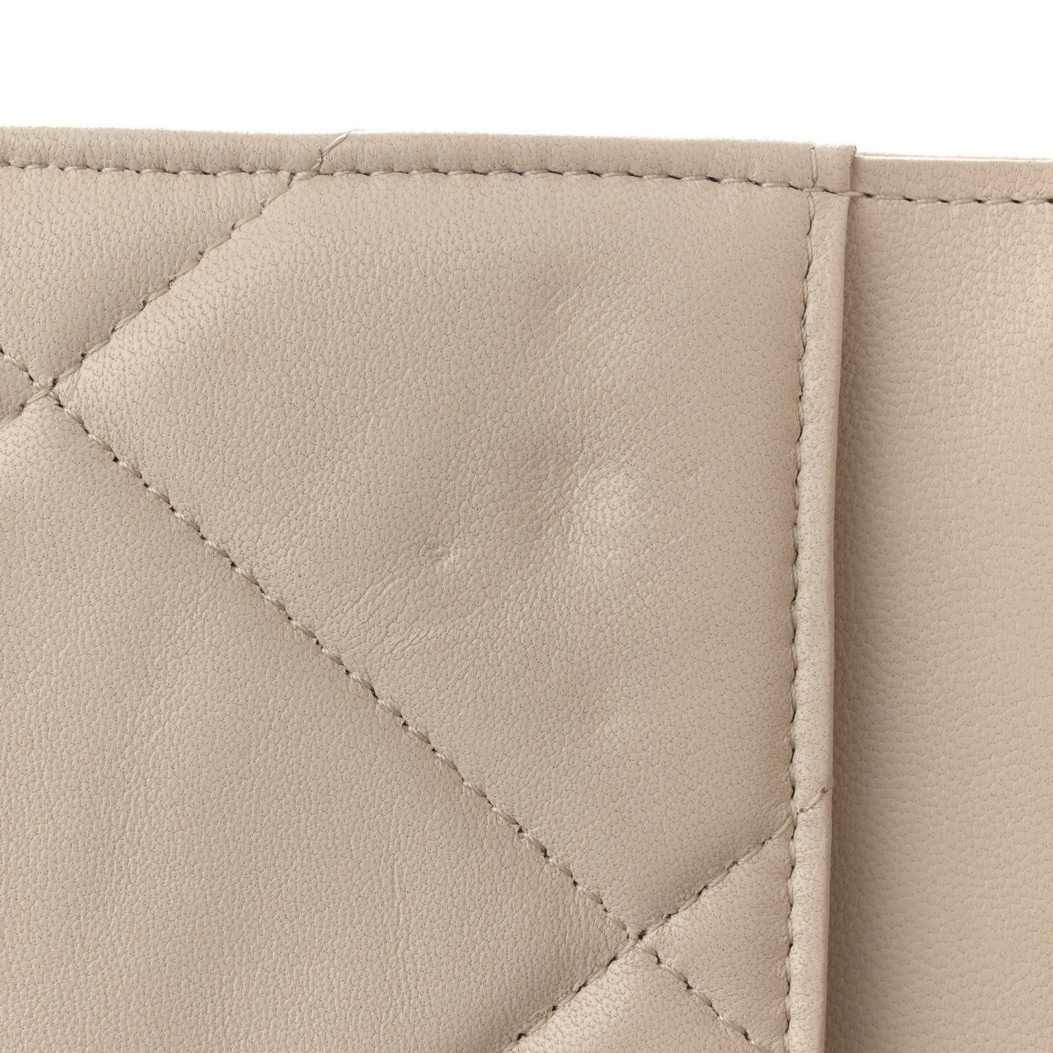 Chanel Lambskin Quilted Chanel 19 Wallet On Chain WOC Light Beige 11 of 11