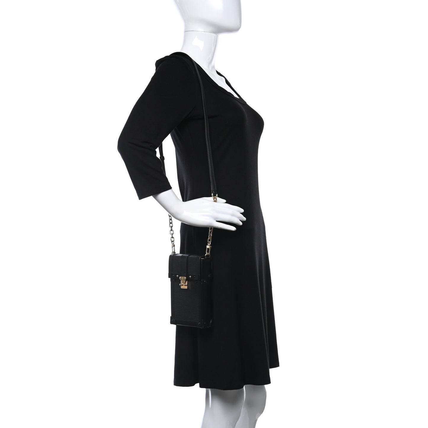 Epi Pochette Trunk Verticale Black