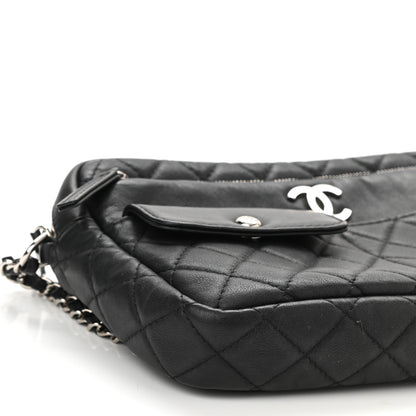 Chanel Calfskin Quilted Ultra Pocket Camera Case Black 9 of 10