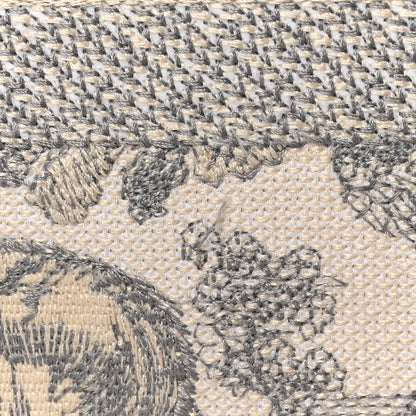 Christian Dior Canvas Embroidered Medium Dioriviera Toile De Jouy Book Tote Gray 17 of 23