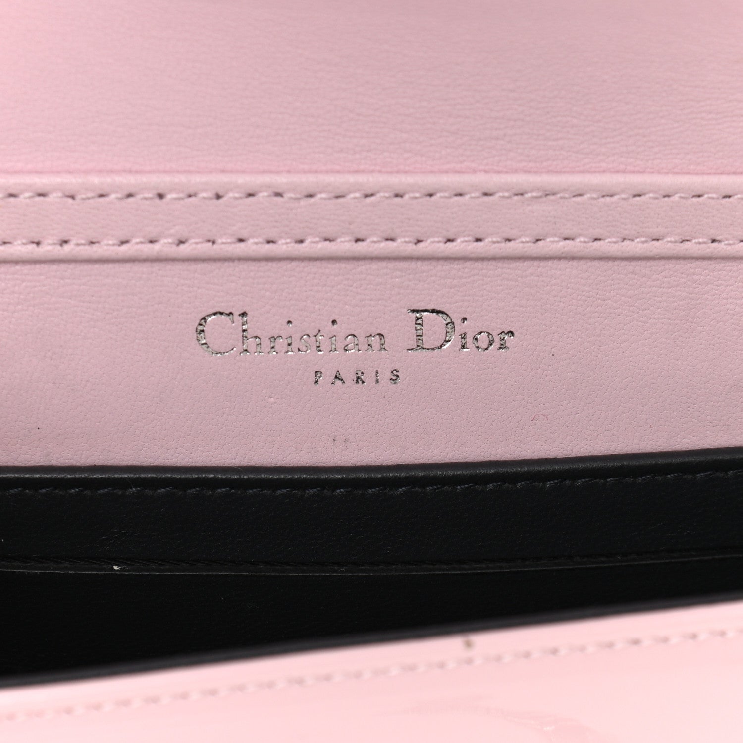 Christian Dior Patent Micro-Cannage Baby Diorama Flap Bag Pale Pink 6 of 13