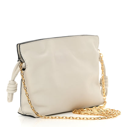 Loewe Calfskin Nano Flamenco Knot Bag White 3 of 14