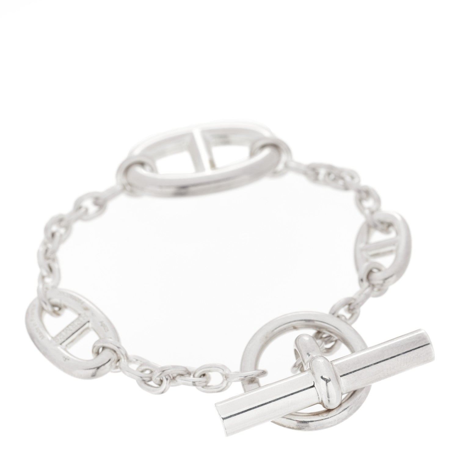 Hermes Sterling Silver Farandole Bracelet SH 2 of 7