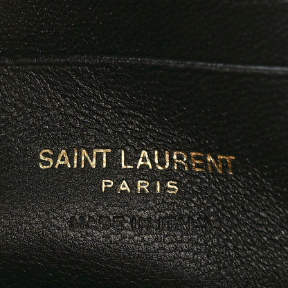 Saint Laurent Grain De Poudre Matelasse Monogram Mini Lou Camera Bag Light Sage 6 of 8