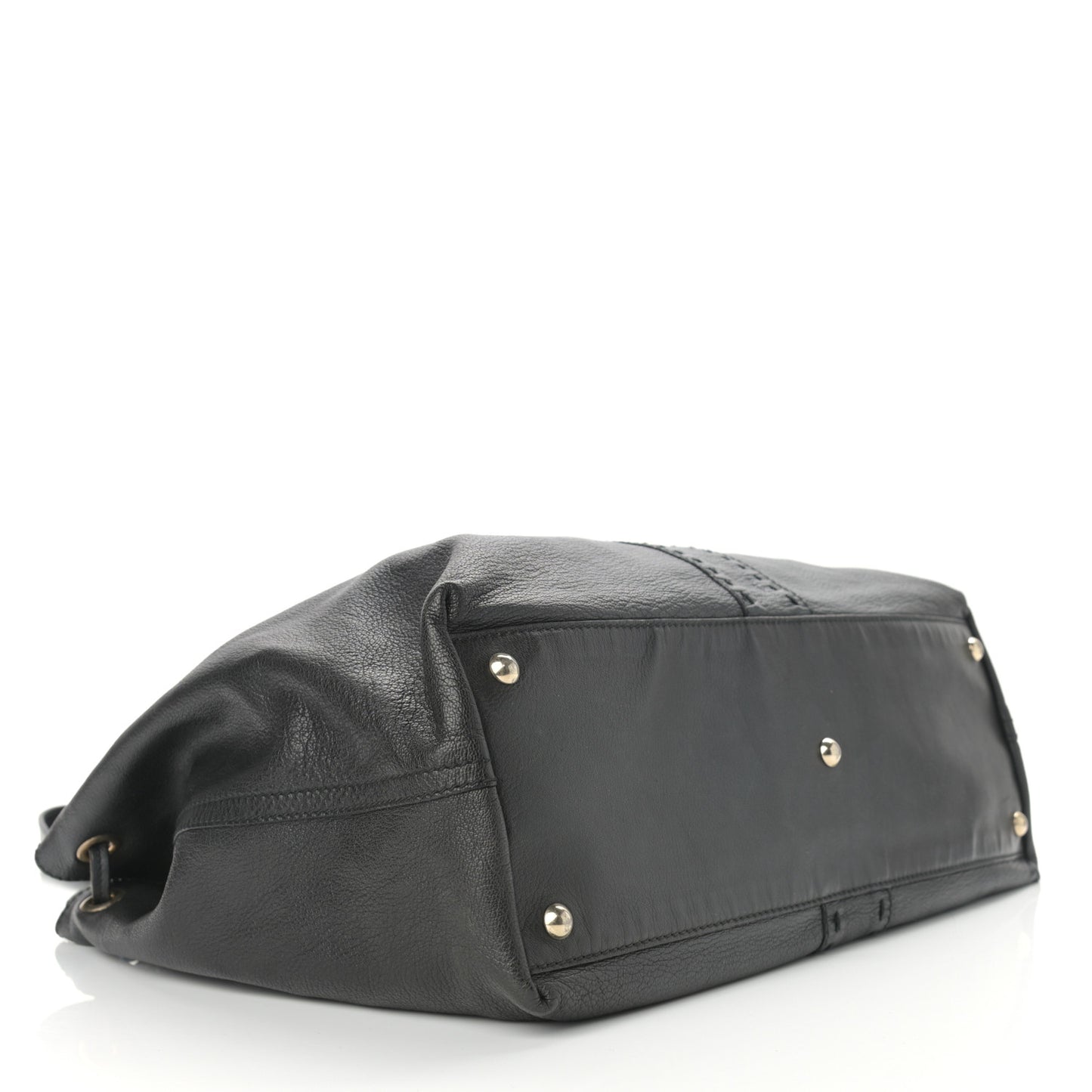 Calfskin Reversible Double Sac Y Tote Gold Black
