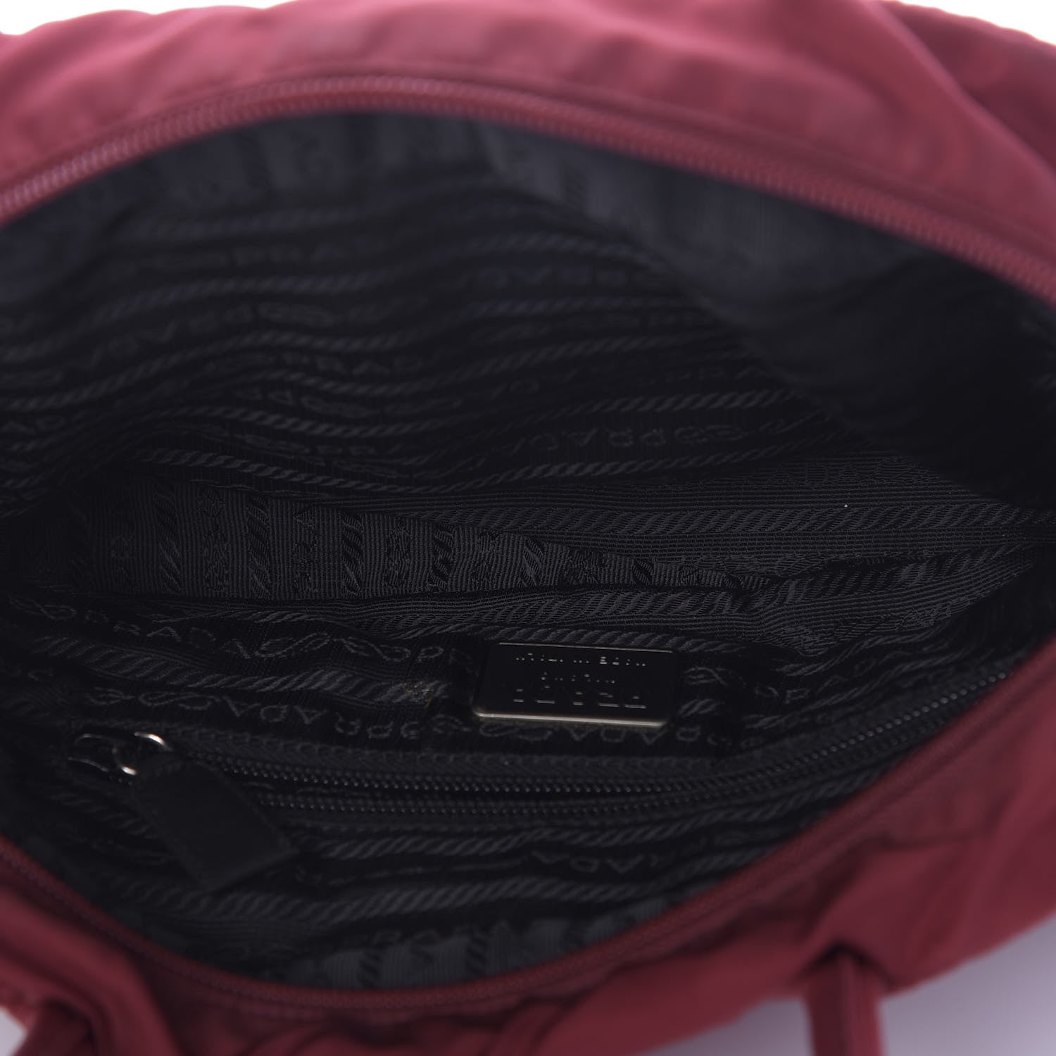 Prada Tessuto Nylon Bowler Fuoco 5 of 12