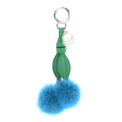 Fendi Mink Fur F is Fendi Cherry Bag Charm Green 1 of 5