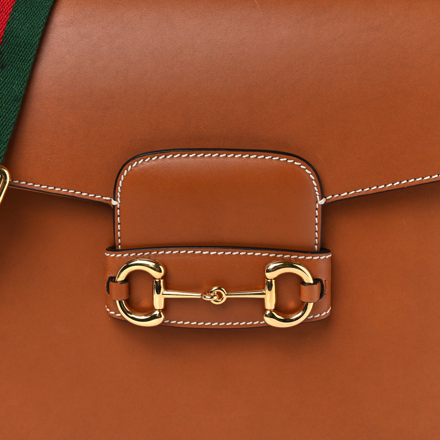 Calfskin Horsebit 1955 Shoulder Bag Tan