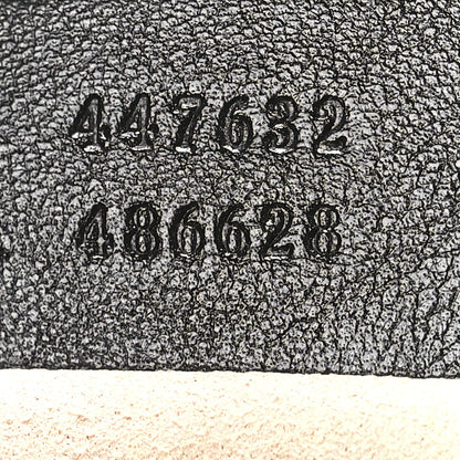 Gucci Monogram Matelasse Diagonal Small GG Marmont Chain Shoulder Bag Beige Black 7 of 12