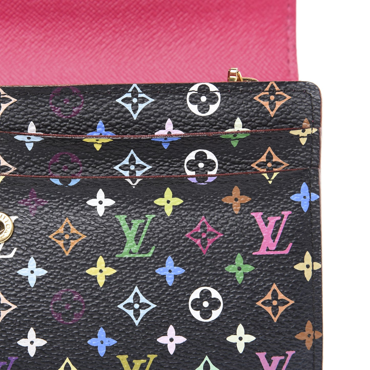Monogram Multicolor Sarah Wallet Black Grenade