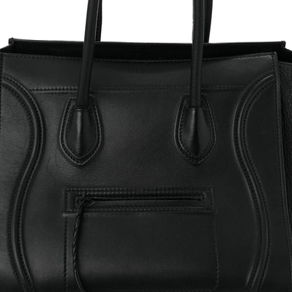 Celine Supple Calfskin Medium Phantom Luggage Black 9 of 14