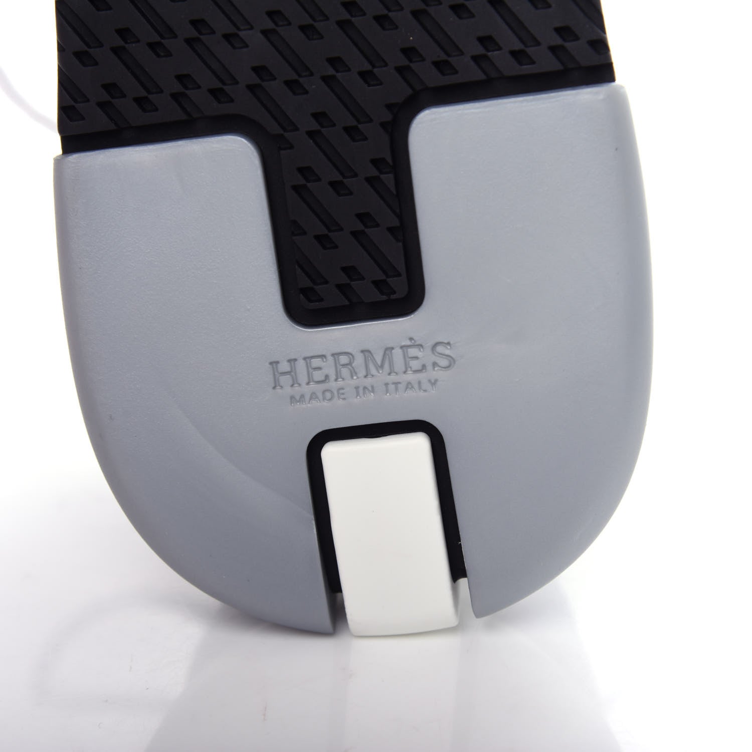 Hermes Knit Calfskin Suede Goatskin Bi-Color Womens Addict Sneakers 38 Black White 9 of 11