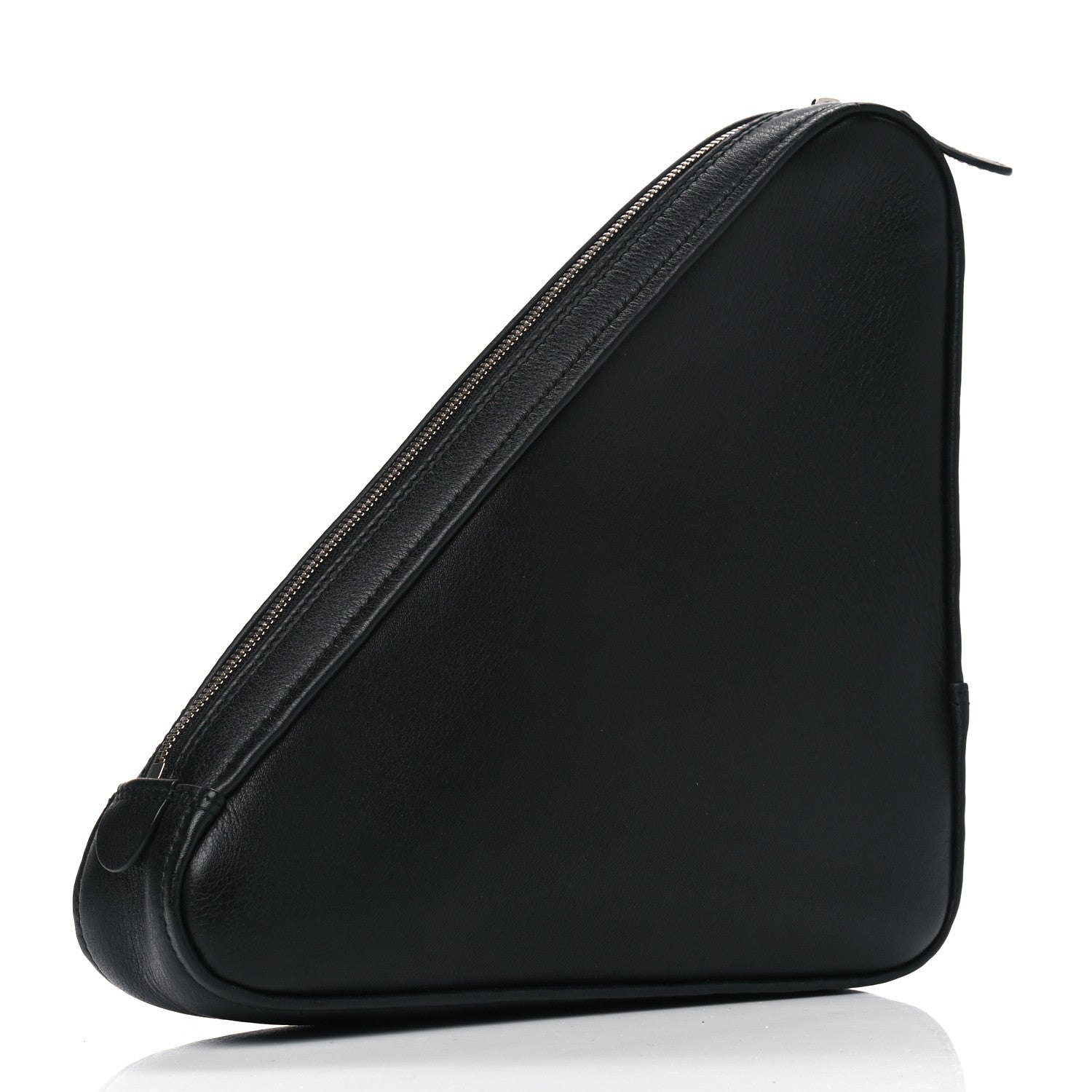 Balenciaga Calfskin M Triangle Pouch Black 2 of 4