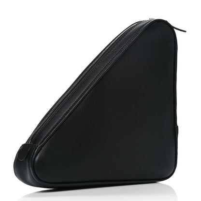 Balenciaga Calfskin M Triangle Pouch Black 2 of 4