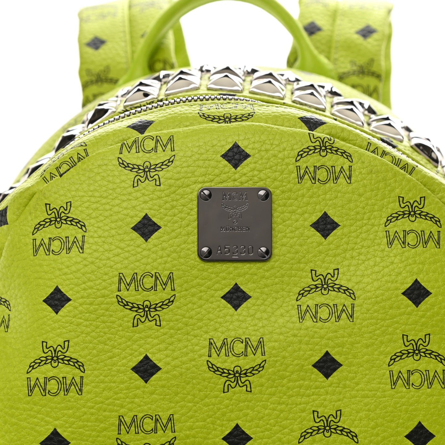Visetos Crown Stud Medium Stark Backpack Green
