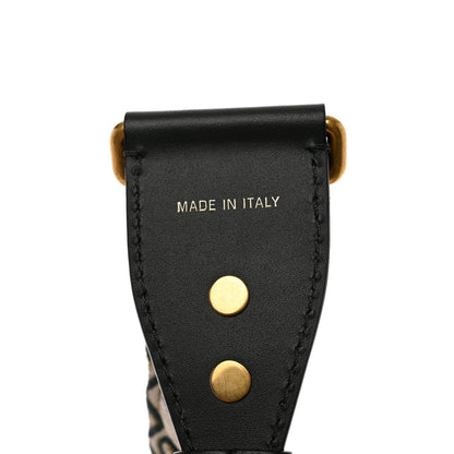 Christian Dior Oblique Studded Shoulder Strap Green Multicolor 4 of 5