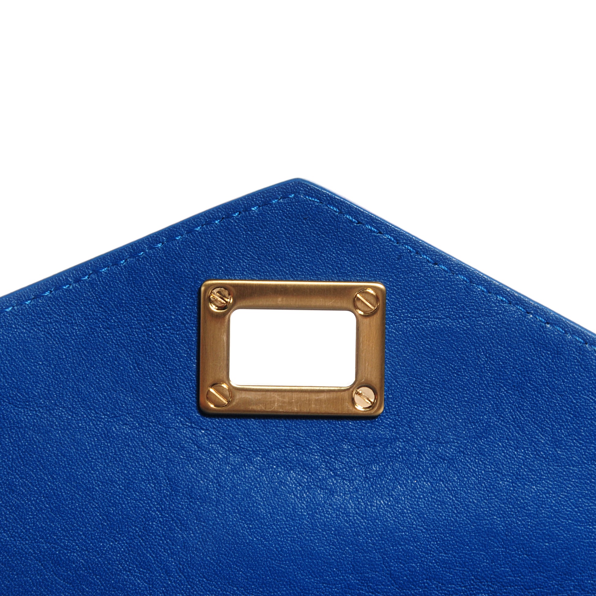 Proenza Schouler Calfskin Chain Strap Double Bag Peacock 8 of 10