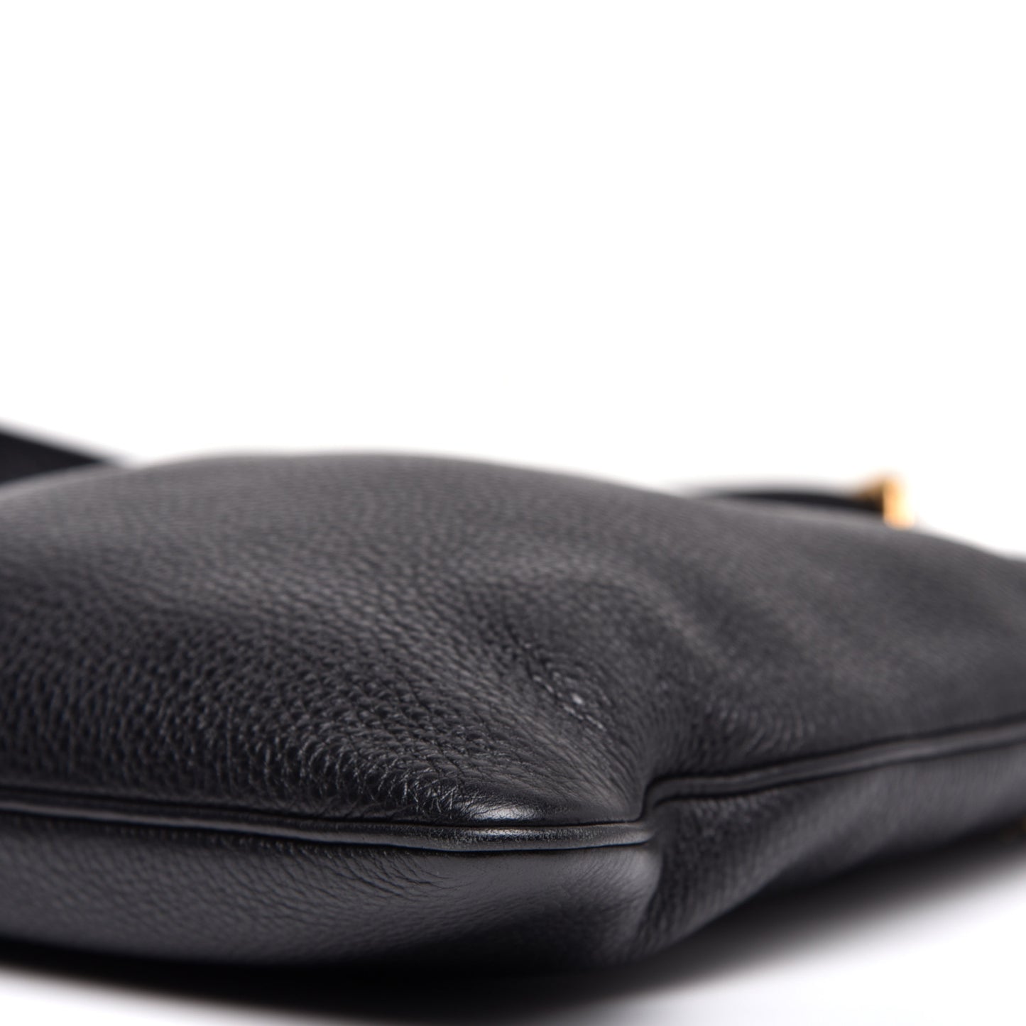 Vitello Daino Crossbody Bag Black