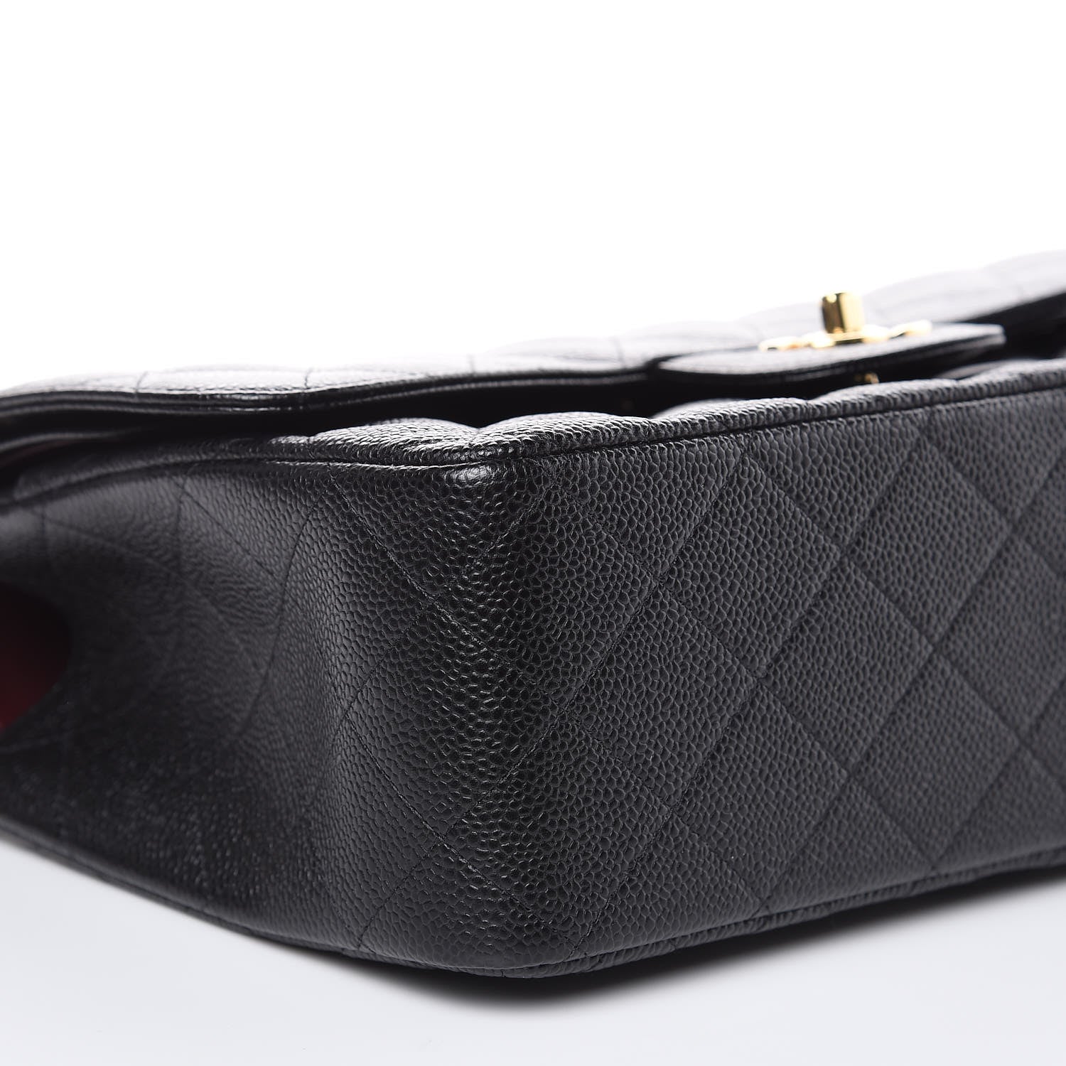 Chanel Caviar Quilted Jumbo Double Flap Black 8 of 10