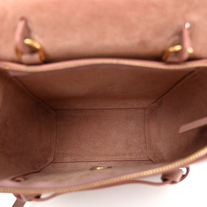 Celine Grained Calfskin Nano Belt Bag Antique Rose 5 of 10