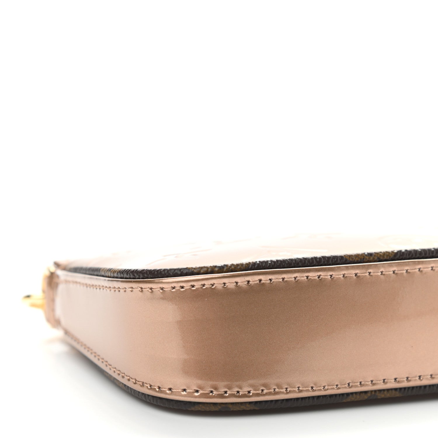 Louis Vuitton Metallic Vernis Mini Pochette Accessories Rose Gold 7 of 8