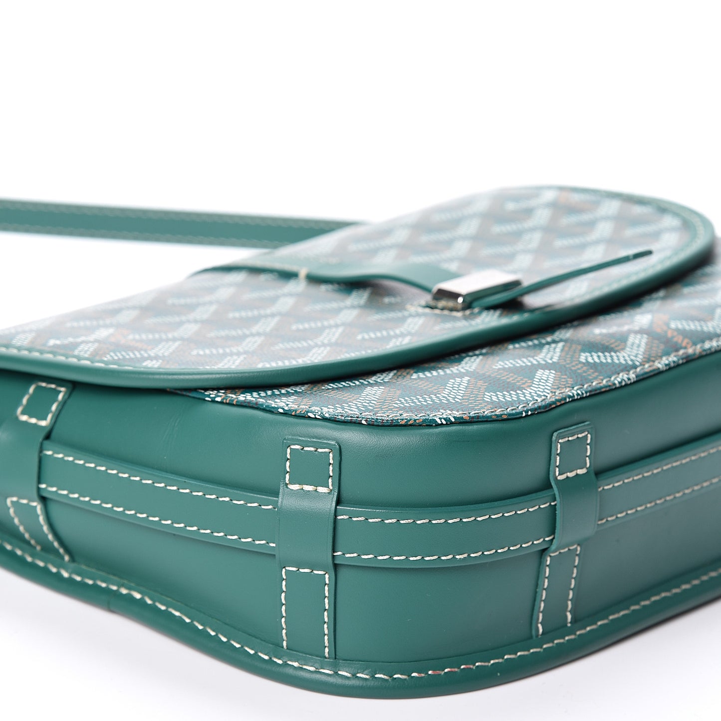 Goyardine Belvedere II PM Messenger Bag Green