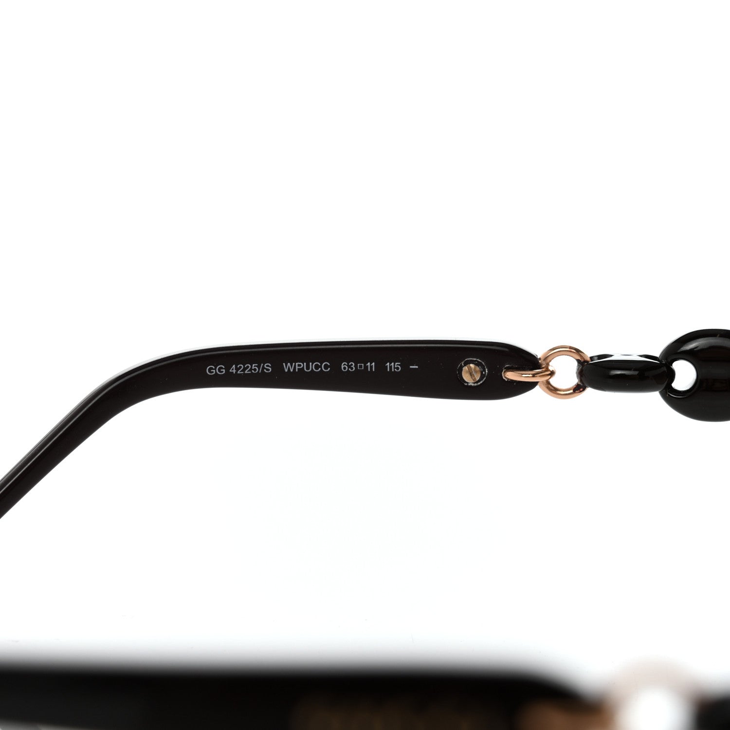 Gucci Marina Chain Aviator Sunglasses GG 4225/S Gold Brown 5 of 8