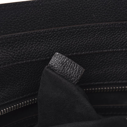 Celine Drummed Calfskin Mini Luggage Black 7 of 10