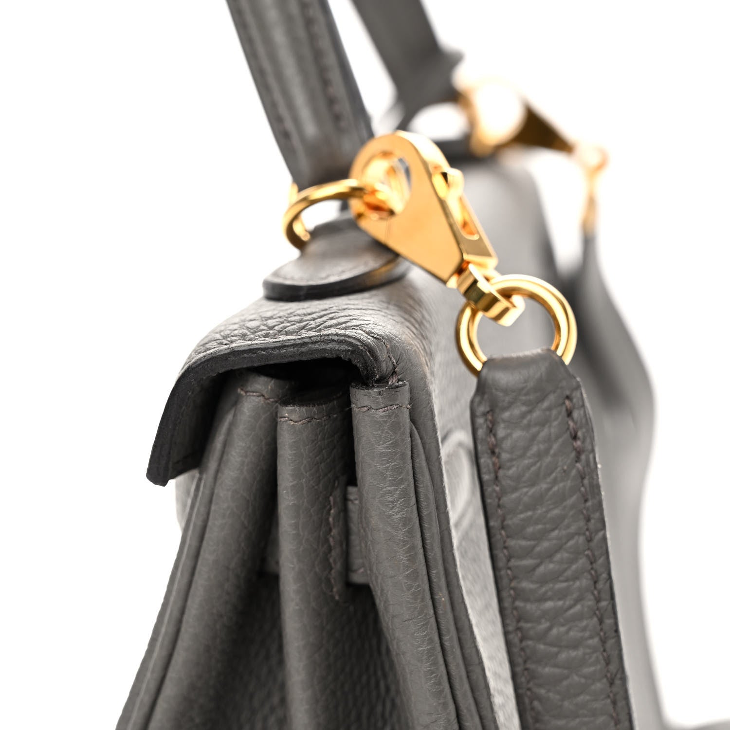 Hermes Togo Kelly Retourne 25 Etain 11 of 13
