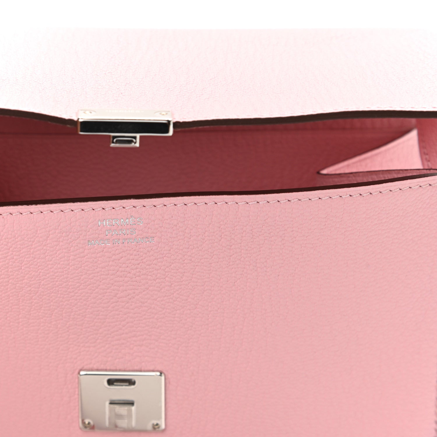 Hermes Chevre Mysore Clic 16 Wallet Rose Sakura 6 of 11