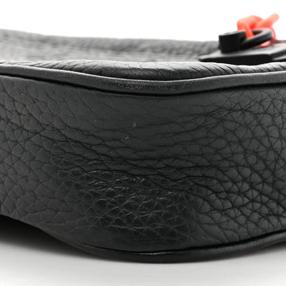 Louis Vuitton Taurillon Monogram Uniformes Solar Ray Soft Pochette Volga Belt Bag Black 8 of 12