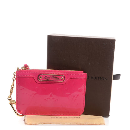 Louis Vuitton Vernis Pochette Key Pouch Rose Pop 5 of 8