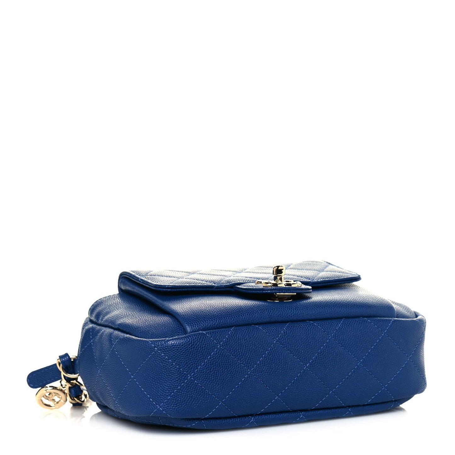 Caviar Quilted CC Day Camera Case Blue