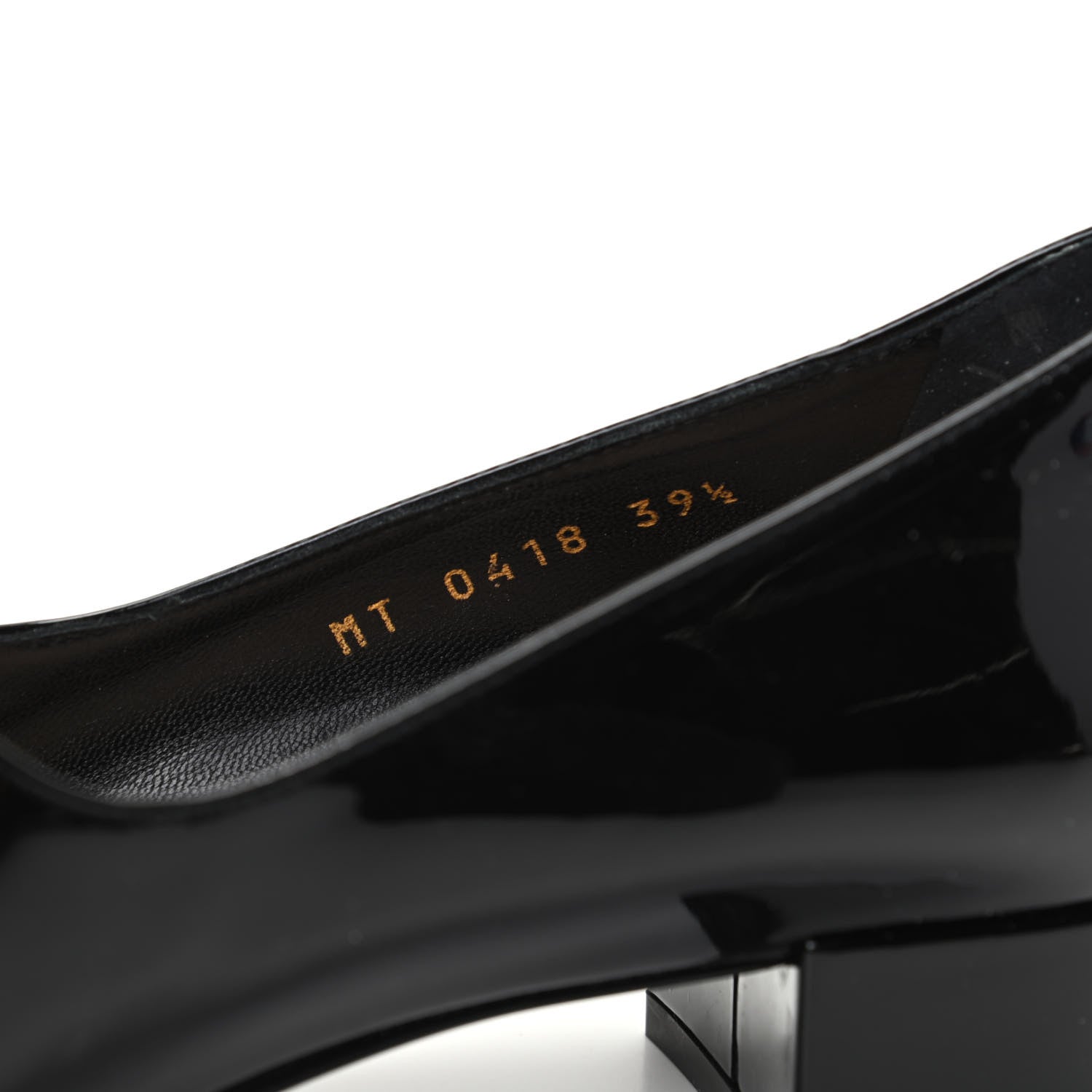Christian Dior Patent Baby-D Ballet Pumps 39.5 Black 8 of 9