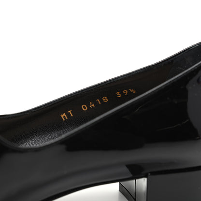 Christian Dior Patent Baby-D Ballet Pumps 39.5 Black 8 of 9
