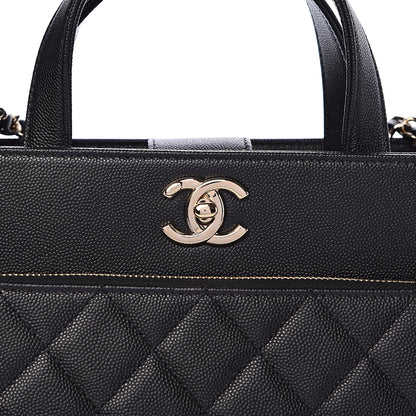 Chanel Caviar Quilted Small Business Affinity Shopping Bag Black 8 of 11