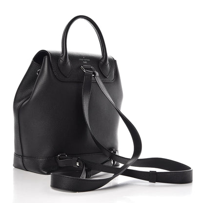 Louis Vuitton Calfskin Lockme Backpack Black 3 of 16