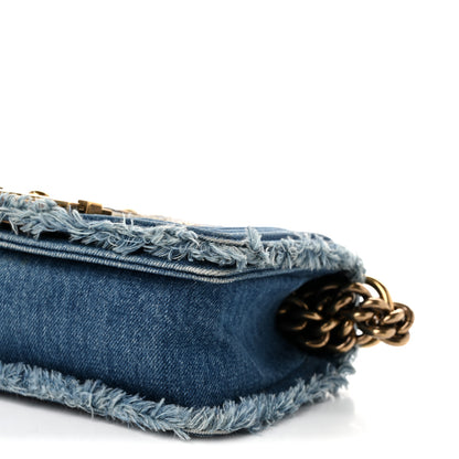 Chanel Denim Patchwork Small Boy Flap Blue 10 of 10