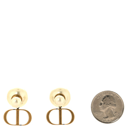 Christian Dior Pearl Mise En Dior CD Tribal Earrings 2 of 4